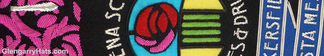 GlengarryHats.com Pasadena Hand Embroidered Drum Major Sash
