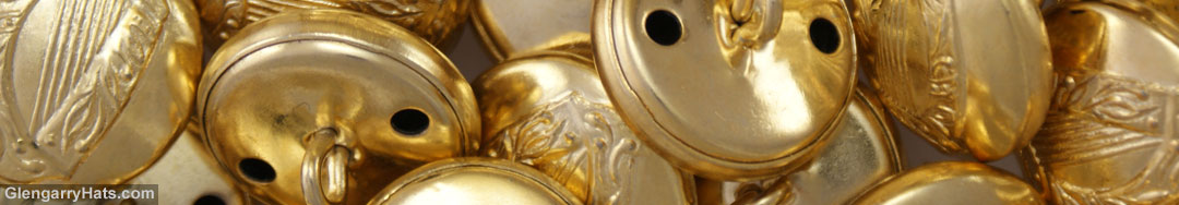 Irish Harp Uniform Buttons