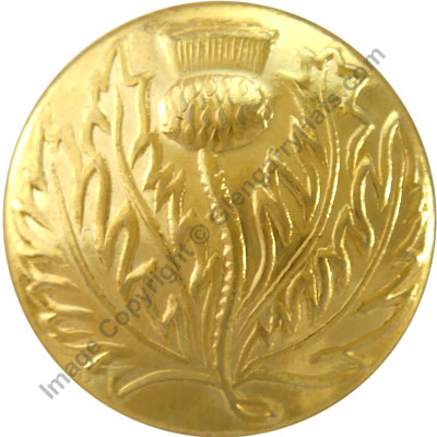 Scottish Thistle Uniform Button