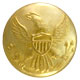 American Eagle Metal Uniform Button