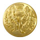 Gold Medium Scottish Thistle Uniform Buttons