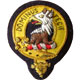 Clan Baird Clan Crest Embroidered Cap Badge