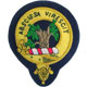 Clan Bisset Clan Crest Embroidered Cap Badge