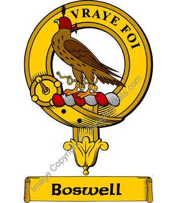Clan Boswell Clan Crest 