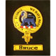 Clan Bruce Clan Crest Embroidered 8"x10" 