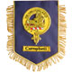 Clan Campbell Clan Crest 6x9" Table Top Bannerette