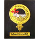 Clan MacDonald Clan Donald Clan Crest Embroidered 8"x10" 