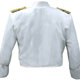 GlengarryHats.com Brilliant White / Gold Cotton Summer Tunic