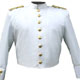 GlengarryHats.com Brilliant White / Gold Cotton Summer Tunic
