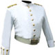 GlengarryHats.com Brilliant White / Gold Cotton Summer Tunic