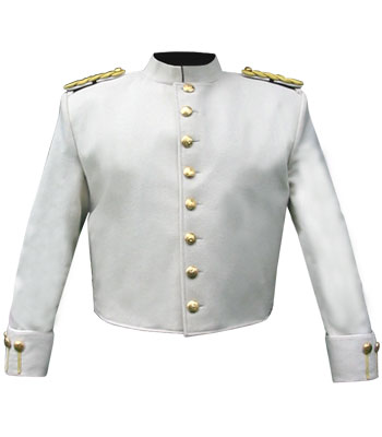 GlengarryHats.com Natural White / Gold Wool Summer Tunic