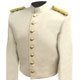 GlengarryHats.com Natural White / Gold Plain Cuff Melton Wool Summer Tunic
