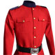 Canadian Police Style Red / Navy Cutaway Patrol Tunic
