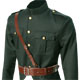 Canadian Forces Style Rifle Green Cutaway Patrol Tunic - Optional Sam Browne Belt shown