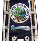 Florida Police Pipes & Drums Drum Major Baldric