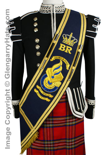GlengarryHats.com Maastricht Netherlands Police Drum Major Baldric Sash