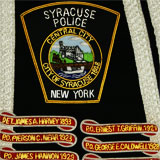 City of Syracuse Pipes and Drums Hand Embroidered Baldric Sash