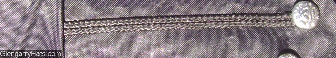 GlengarryHats.com Black Melton Wool Piper's Doublet