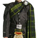 Black Nylon Rain Doublet - With Plaid Front