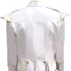 GlengarryHats.com Brilliant White / Gold Cotton Summer Tunic