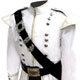 GlengarryHats.com Brilliant White / Gold Cotton Summer Tunic