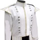 GlengarryHats.com Brilliant White / Gold Cotton Summer Tunic