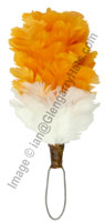 GlengarryHats.com Gold on White Feather Hackle