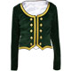 Green Velvet Highland Dance Jacket