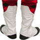 Red / Black Diced Highland Military Hose Tops Rear View