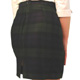 Black Watch Tartan Mini Skirt Back Right