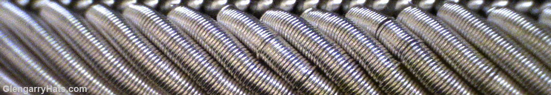 GlengarryHats.com Black Melton Wool Piper's Doublet